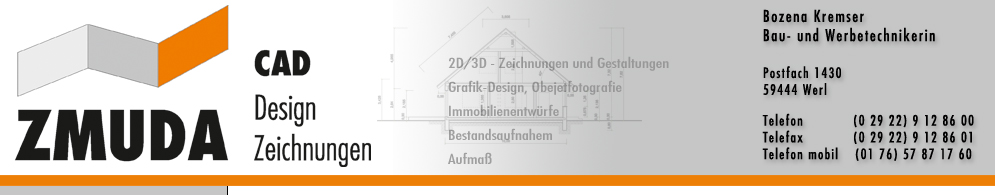 Zmuda - CAD - Design - Zeichnungen